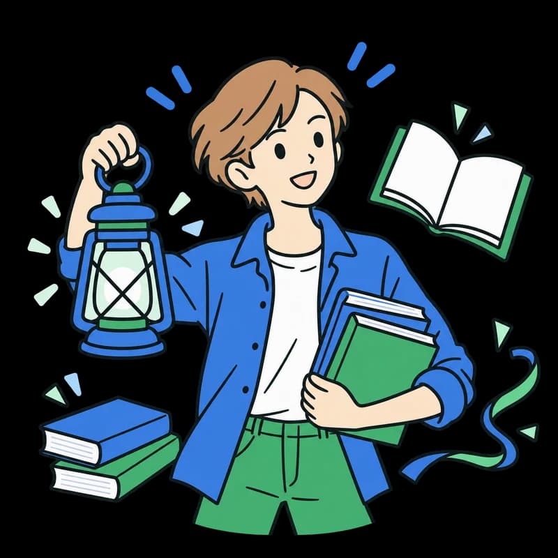 知恵の案内人タイプのイラスト