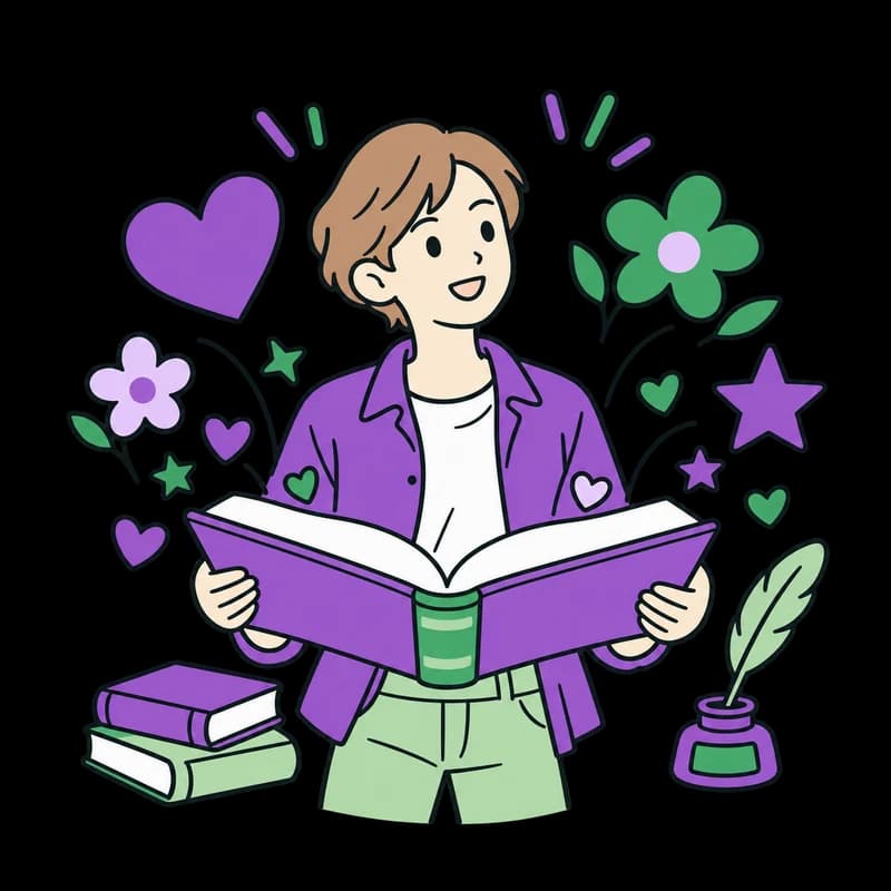 ストーリーテラータイプのイラスト